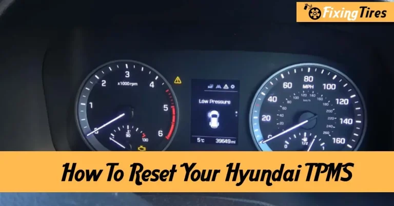 How To Reset Your Hyundai TPMS