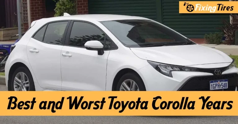 Best and Worst Toyota Corolla Years