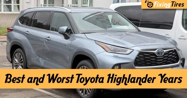 Best and Worst Toyota Highlander Years